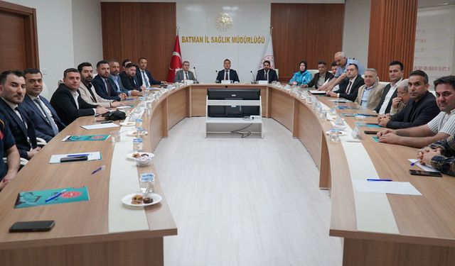 Batman'da acil sağlık hizmetleri ele alındı