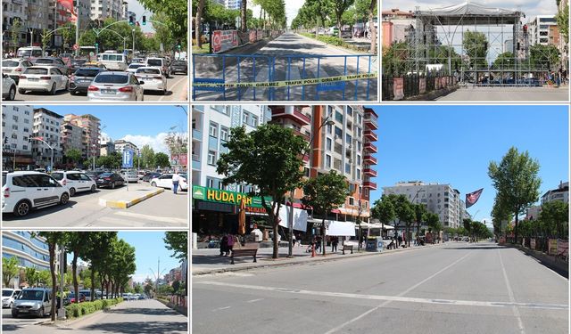 Batman'da kutlama hazırlıkları trafik çilesine neden oldu