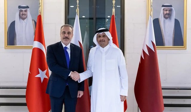 Dışişleri Bakanı Fidan, Katar Dışişleri Bakanı Al Sani ile görüştü