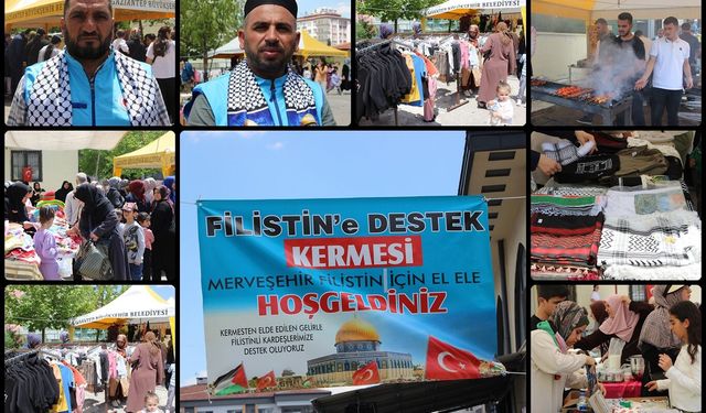 Gaziantep'te Gazze yararına kermes