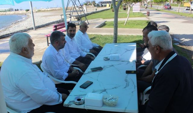 HÜDA PAR Milletvekili Faruk Dinç Mersin'de temaslarını sürdürdü