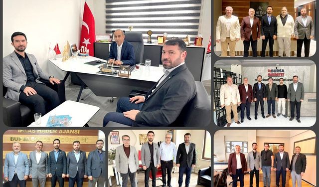 HÜDA PAR'dan Bursa'daki yerel ve ulusal medyaya ziyaret