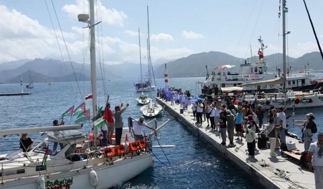 Küresel Sumud Filosu'nun etrafında şüpheli gemiler tespit edildi