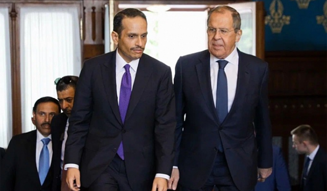 Lavrov ve Katar Dışişleri Bakanı Al Sani Hürmüz Boğazı'nı görüştü