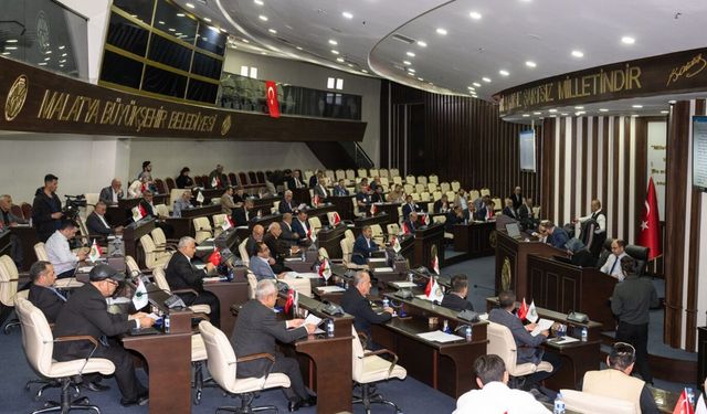 Malatya'da belediye meclisi mayıs ayı toplantısı sona erdi