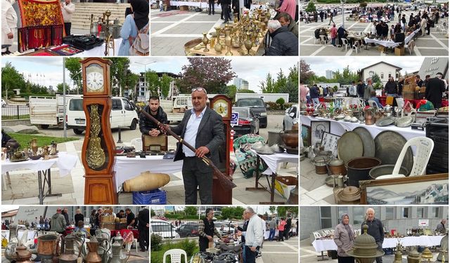 Malatya'da binlerce tarihi eserin yer aldığı antika sergisine yoğun ilgi