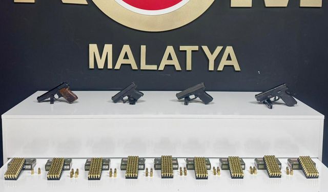 Malatya'da ruhsatsız silah operasyonu: Bir tutuklama