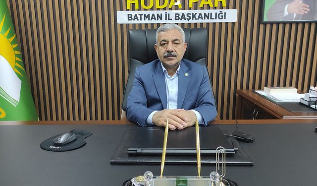 Şahin: Vatandaşlar HÜDA PAR'ı barışın adresi görüyor