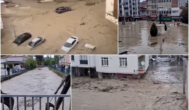 Samsun'da aşırı yağış sele yol açtı: Sel nedeniyle 12 kişi yaralandı