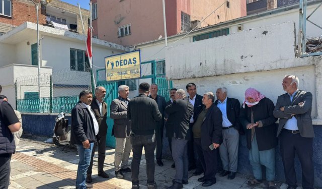 Şanlıurfa'da muhtarlardan elektrik kesintisine tepki