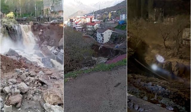 Şırnak'ta yağışlardan sonra dereler taştı, evleri ve köprüleri yıktı