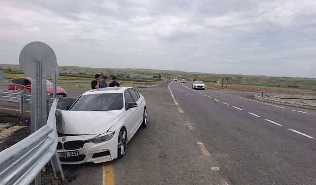 Sürücü Akademisi Kavşağı'nda trafik kazası korkuttu