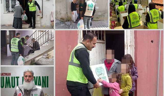 Umut Kervanı'ndan bayram öncesi 500 aileye destek