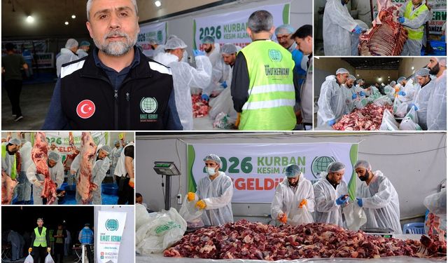 Umut Kervanı'ndan Van'da kurban organizasyonu: Yüzlerce aileye kırmızı et ulaştırılacak