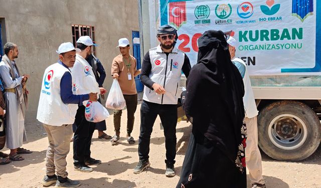 Yardım kuruluşları Yemen'de kurban eti kesimine başladı