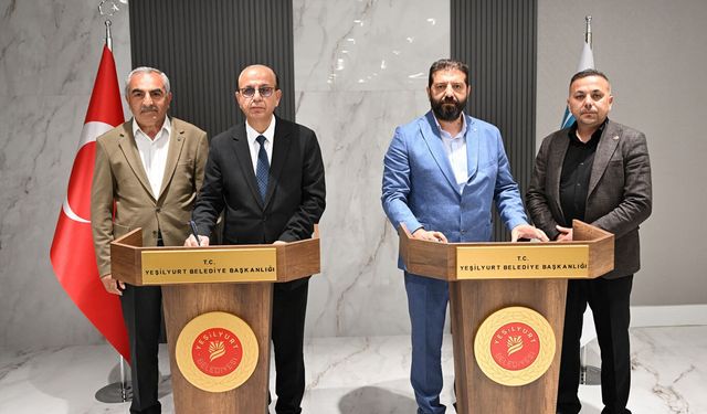 Yeşilyurt'ta 2 taziye evinin protokolü imzalandı