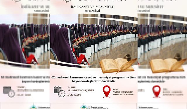 Batman'da 62 Hafize ve medrese talebesi mezuniyet sevinci yaşayacak