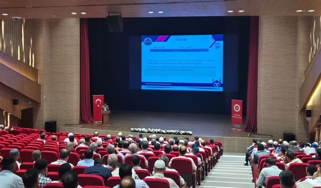 Batman'da yaz Kur'an kursları hizmet içi eğitim semineri gerçekleştirildi