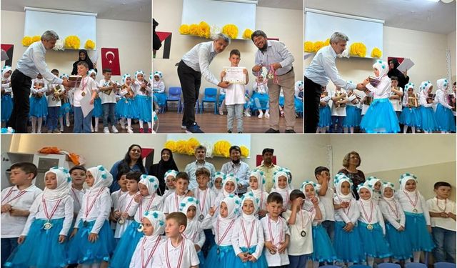 Bursa'da 4-6 yaş Kur'an kurslarında mezuniyet sevinci