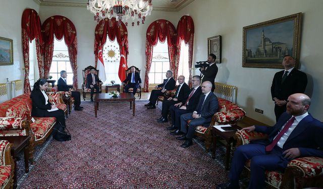 Cumhurbaşkanı Erdoğan, Singapur Başbakanı Wong ile görüştü