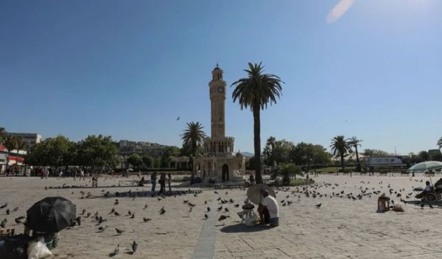 İzmir'de hava sıcaklığı 36 dereceye kadar yükselecek