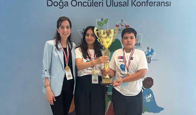 Malatya'da ortaokul öğrencilerden Türkiye çapında başarı