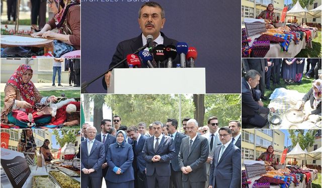 Milli Eğitim Bakanı Tekin Bursa'da Türkiye'nin 'Peynir Kültürü Buluşması'na katıldı