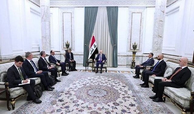 MİT Başkanı Kalın ve Irak Cumhurbaşkanı Amedi arasında kritik görüşme
