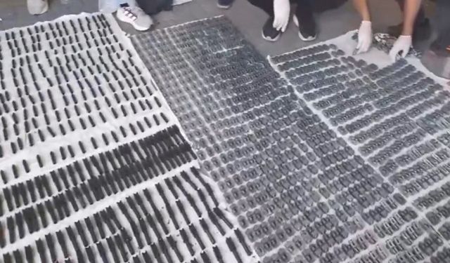 Sakarya'da silah kaçakçılığı operasyonu: 2 bin 366 silah parçası ele geçirildi