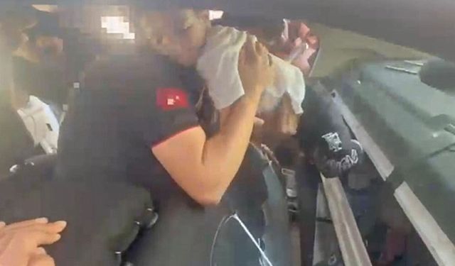 Şanlıurfa'da bagajda mahsur kalan çocuk kurtarıldı