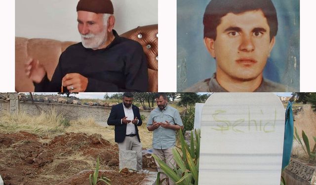 Seyyid Mustafa Bozkurt, şehid oğlunun yanına defnedildi
