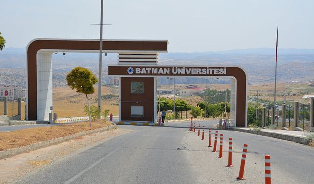 Batman Üniversitesinde 4 yeni bölüm ve programa öğrenci alınacak