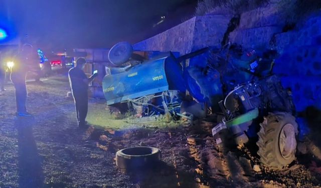 Bingöl'de traktör kazası: Bir ölü