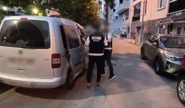 Bursa'da tefecilik operasyonunda 7 gözaltı