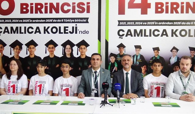Çamlıca Koleji'nden 2026'da 6 Türkiye birinciliği