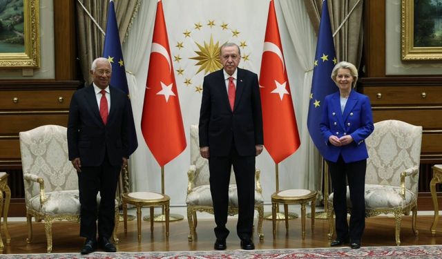 Cumhurbaşkanı Erdoğan, AB Konseyi ve Komisyon başkanlarıyla görüştü