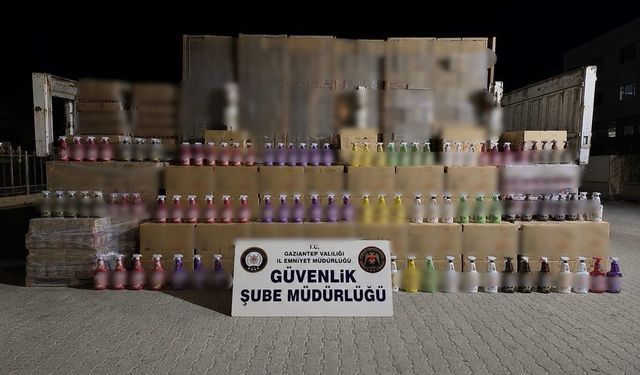 Gaziantep'te sahte temizlik ürünü ele geçirildi