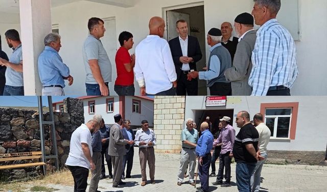 HÜDA PAR heyetinden Sancak beldesine bağlı köylere ziyaret
