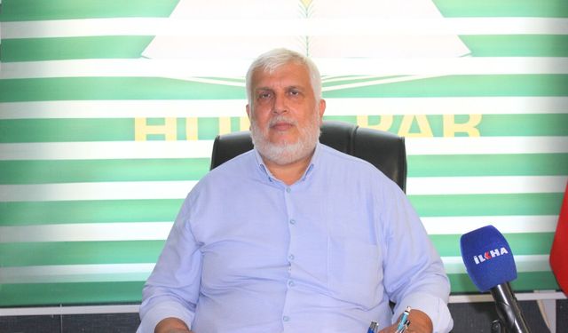 HÜDA PAR Mersin İl Başkanı Demir: Gazze davamızdır, mücadelemizi sürdüreceğiz