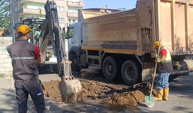 İLKHA'nın haberinin ardından su kaçağı giderildi