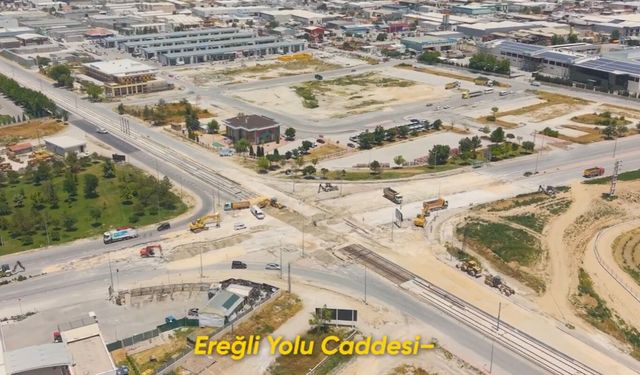 Konya'da bir aydır kapalı olan kavşak yeniden trafiğe açıldı