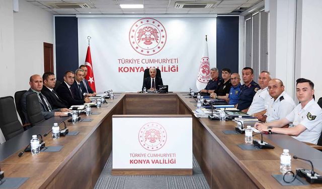 Konya'da içişleri bakanlığı yatırımları masaya yatırıldı