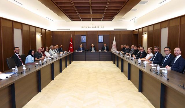 Konya'da il istihdam ve mesleki eğitim kurulu toplandı