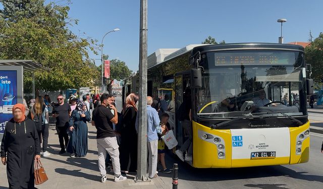 Konya'da toplu taşımada yaz tarifesi başlıyor