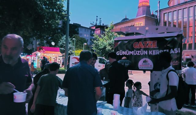 Malatya'da 'Gazze Günümüzün Kerbelası' etkinliği düzenlendi