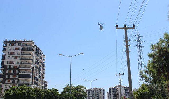Mersin'deki helikopter uçuşlarının nedeni belli oldu