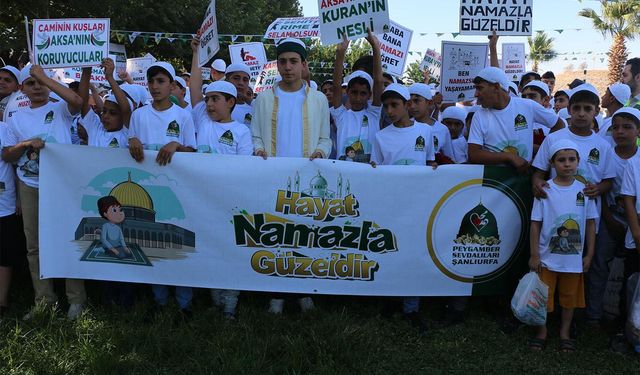 Şanlıurfa'da yüzlerce çocuk namazla buluşacak