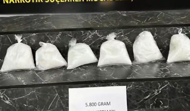 Şırnak'ta tırda 5,8 kilo metamfetamin ele geçirildi