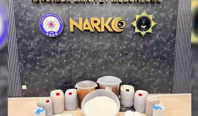 Şişli'de narkotik operasyonu: 239 kilogram uyuşturucu ele geçirildi