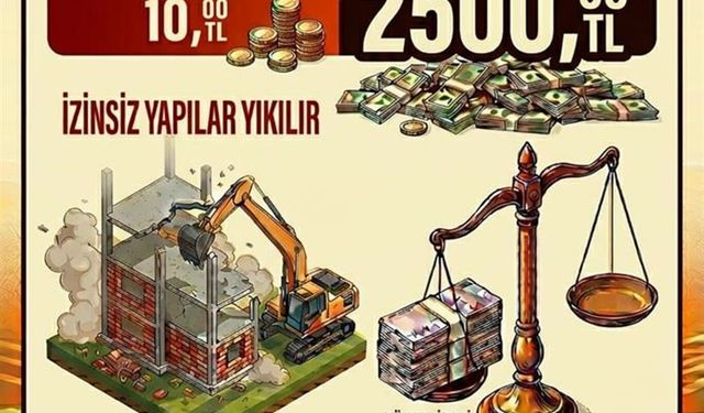 Tarım arazilerinde izinsiz yapılaşmaya 10 milyon liraya varan yaptırım